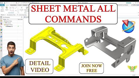 nx sheet metal tutorial|nx sheet metal from solid.